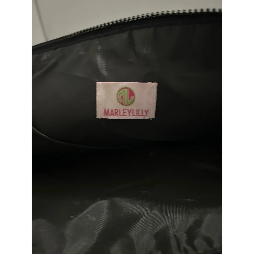 MarleyLilly Cheetah Floral Cosmetic Bag Zipper Pouch Travel Makeup Organizer‎